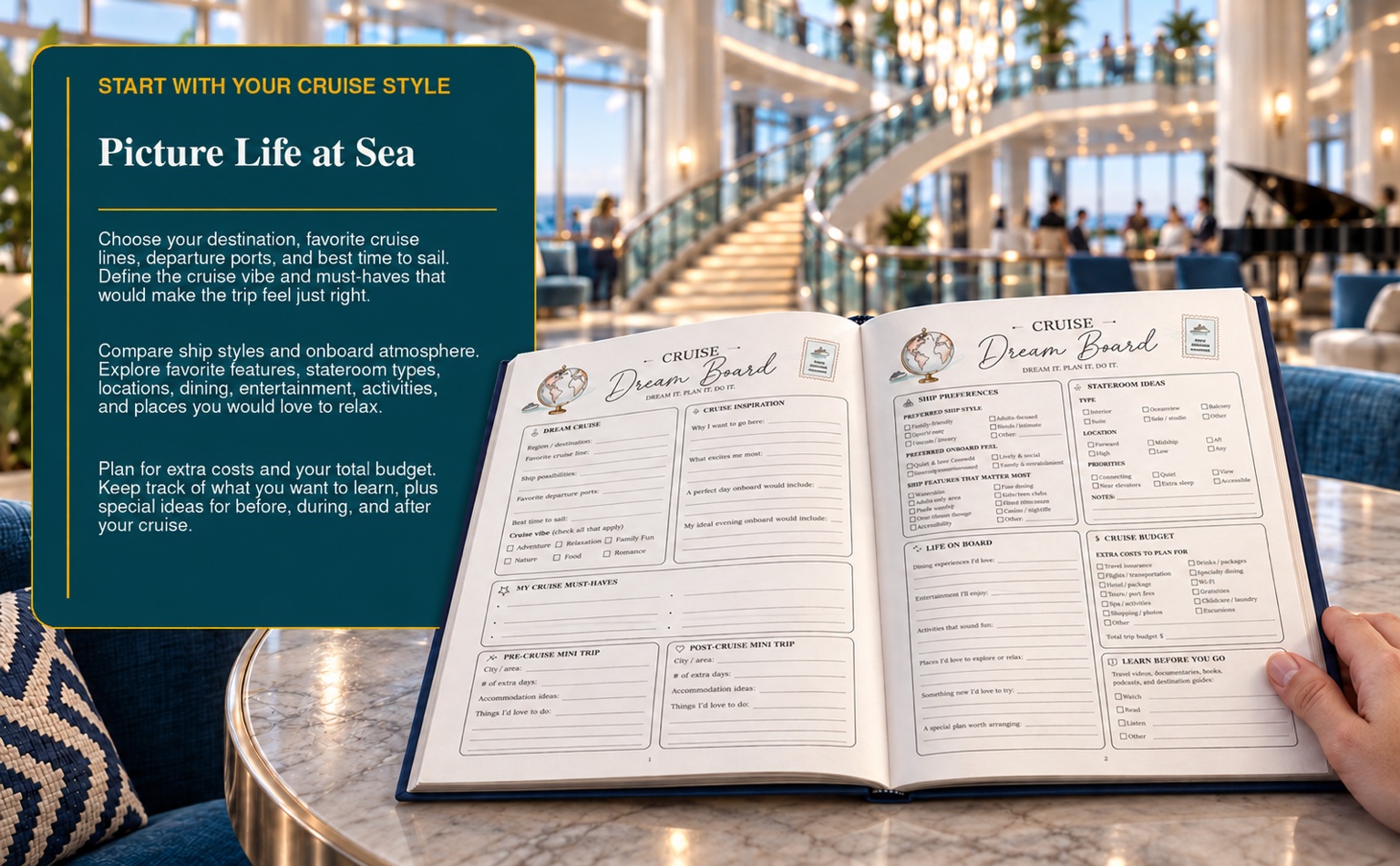 Dream Cruise and ship planning pages