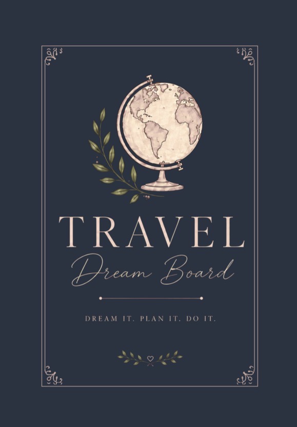 Travel Dream Board journal cover